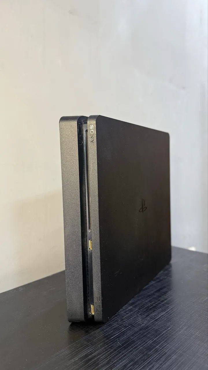PS4 Slim - 500GB + 2 Jogos  - Foto 4