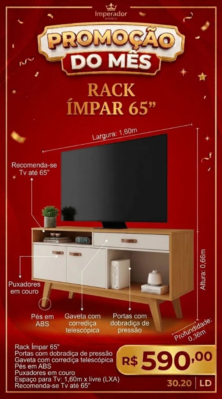 Rack Impar 65"