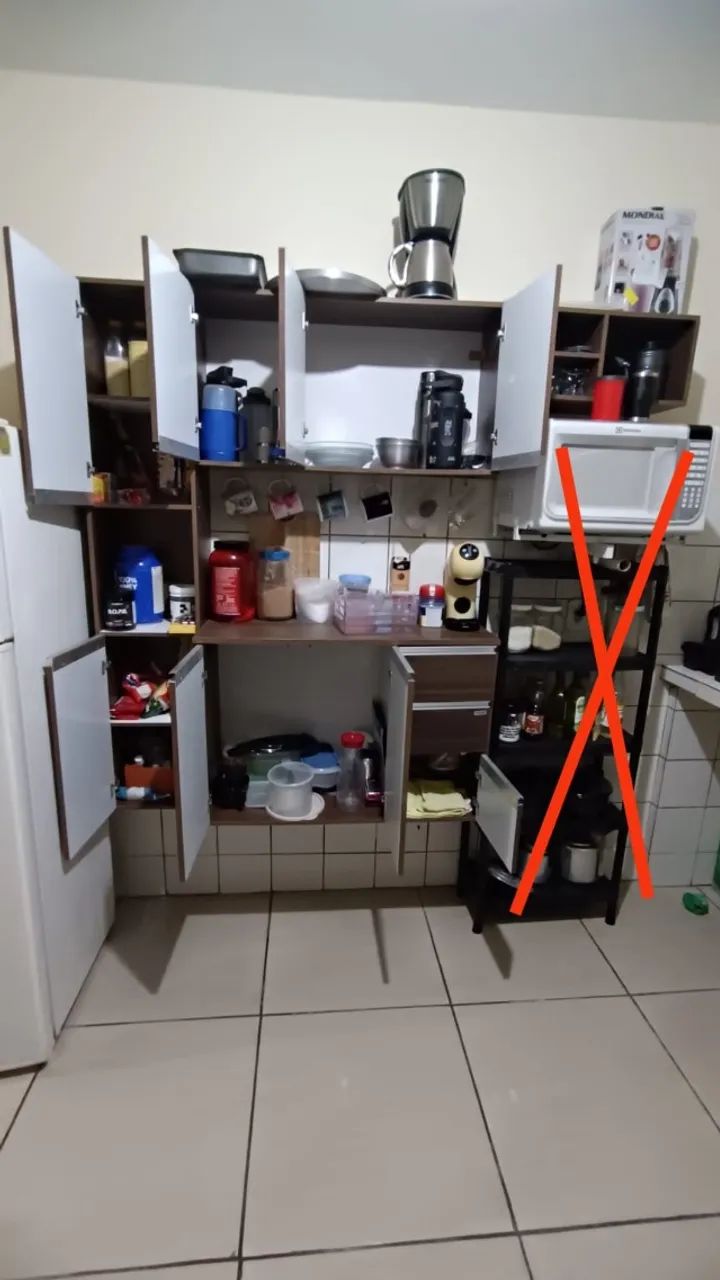 Armário de Cozinha Completo  MDF