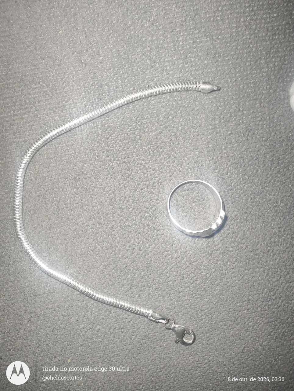 Pulseira de prata  - Foto 2