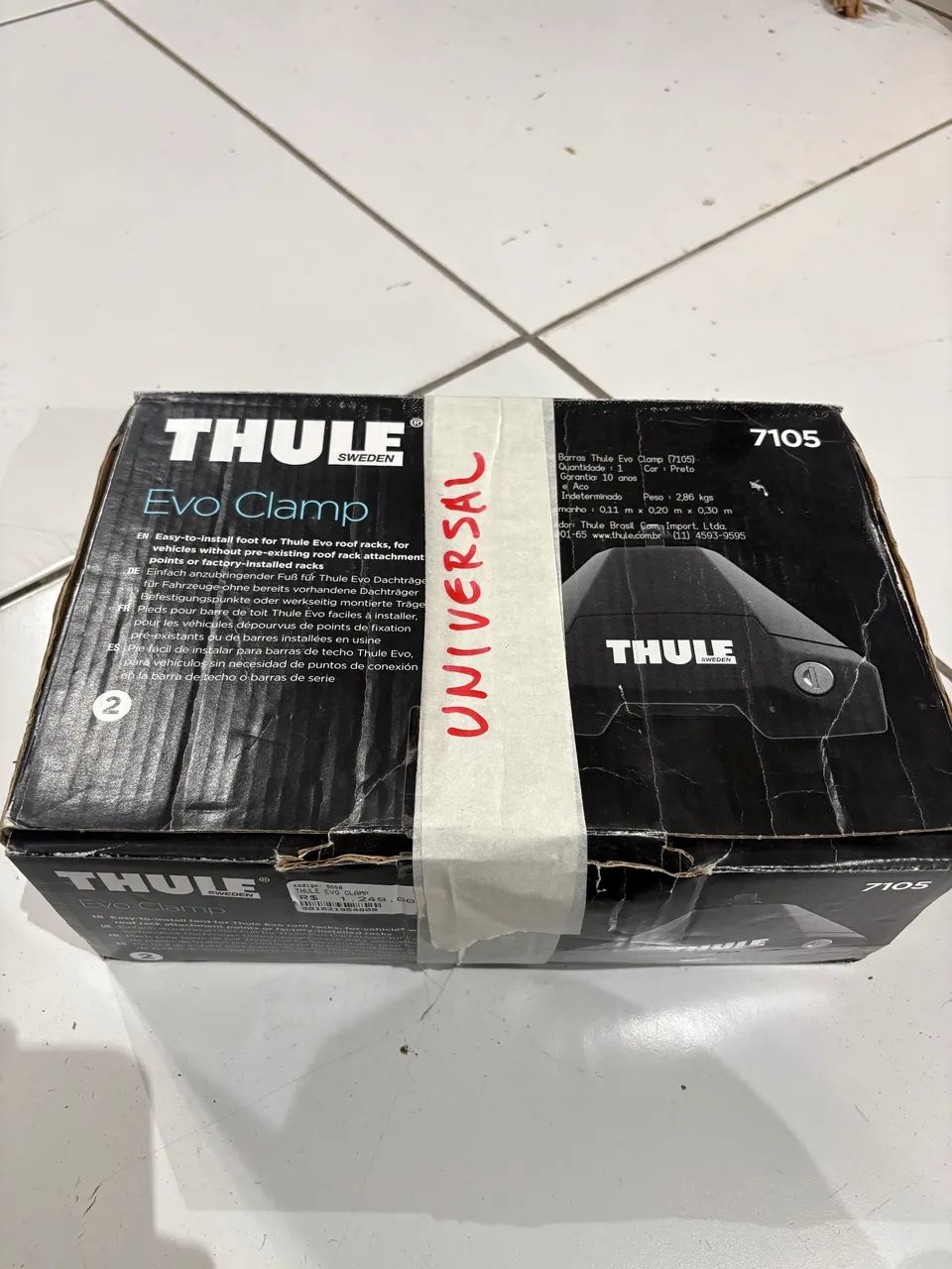 Kit fixação Thule Evo Clamp 7105