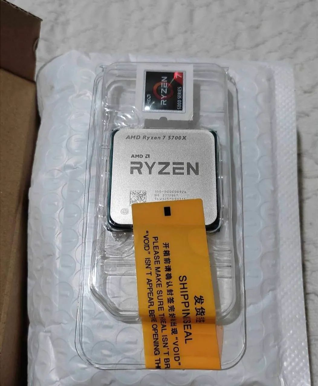 Processador Ryzen 7 5700X, 3.4GHz (4.6GHz Max Turbo), Cache 36MB