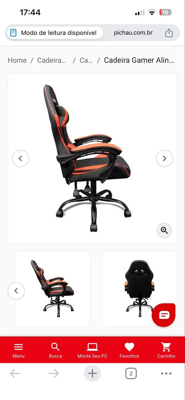 Cadeira gamer  - Foto 4