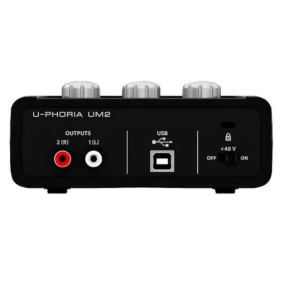 Interface de Áudio Behringer U-PHORIA UM2 - Foto 2