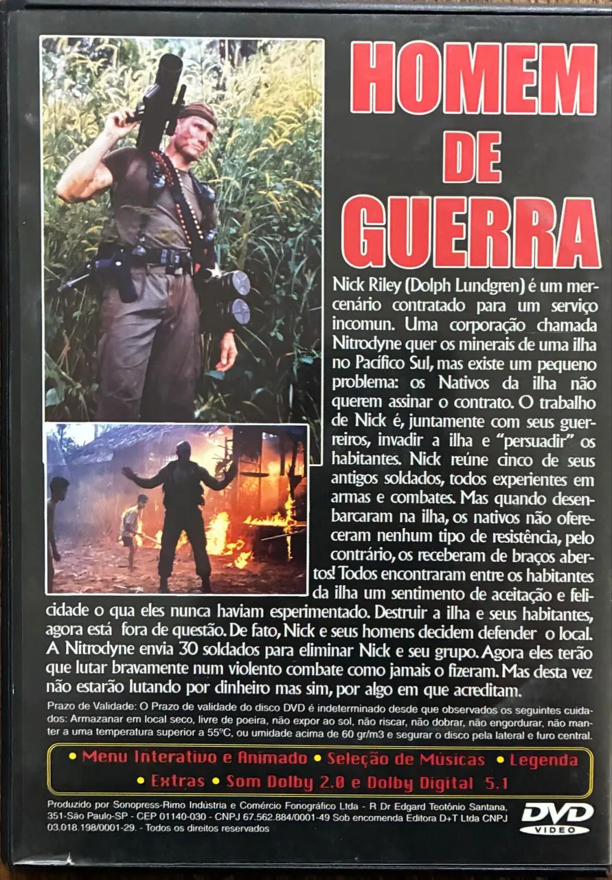 DVD - HOMEM DE GUERRA - Foto 3