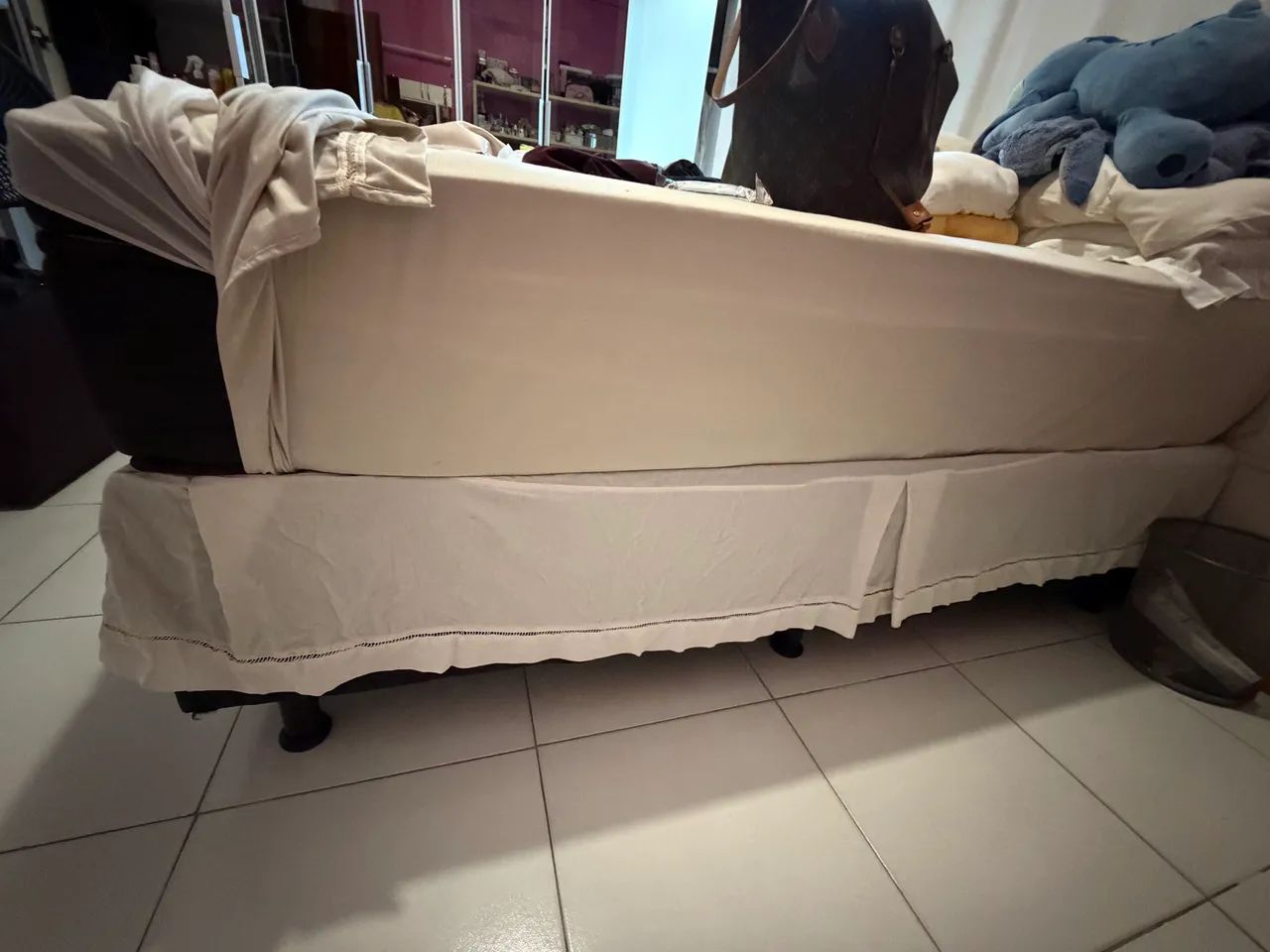 Cama Casal (Box + Baú) ORTOBOM