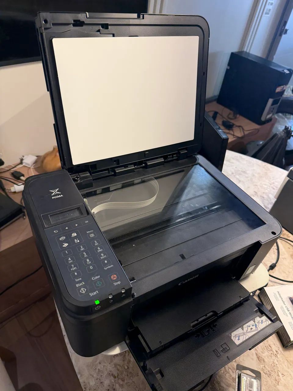 Impressora Multifuncional Canon PIXMA E481 com Wi Fi e Fax - Foto 2