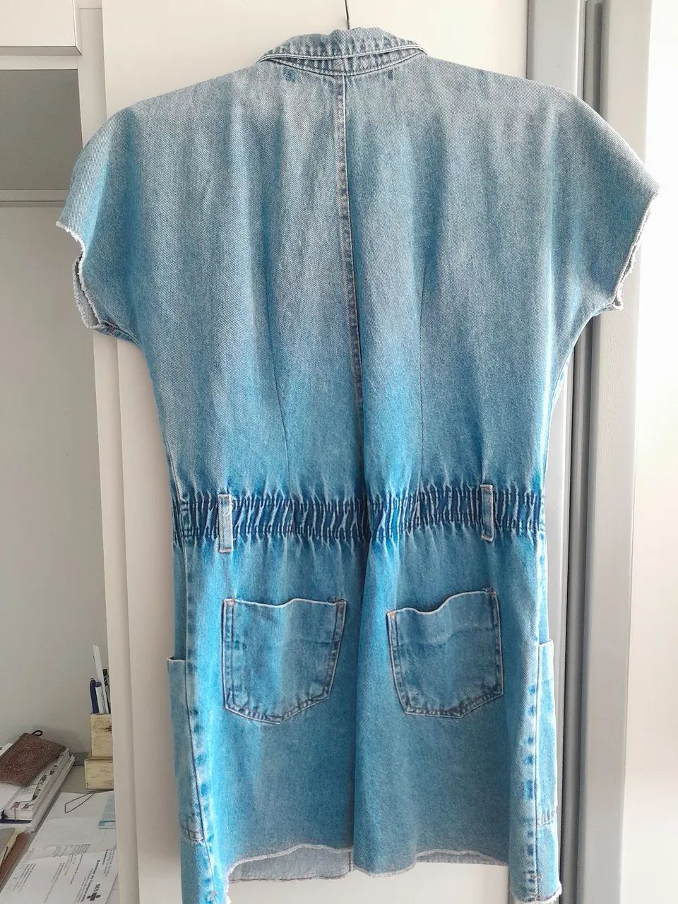 Vestido jeans  curto novo  - Foto 2