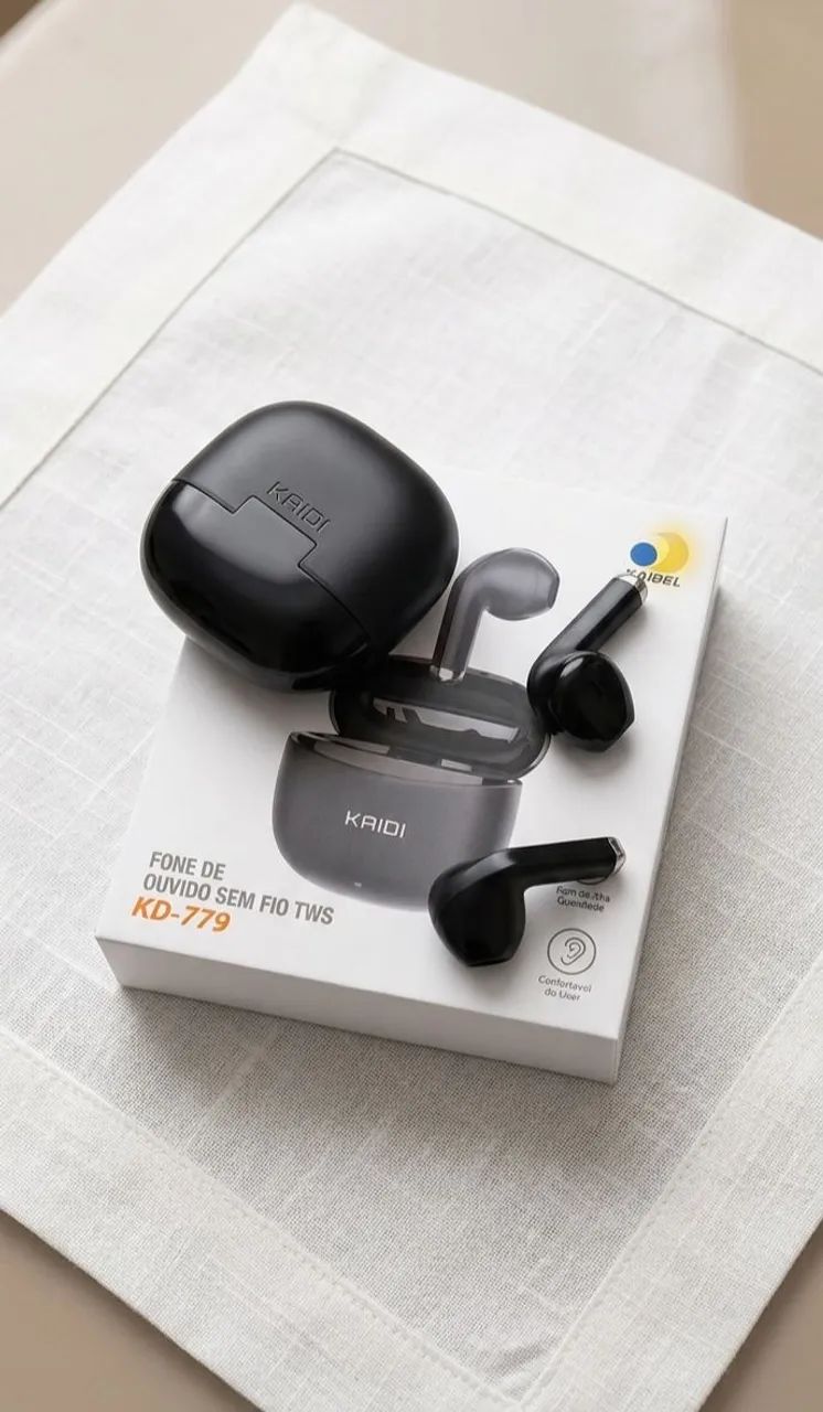 Fone de ouvido sem fio TWS, KD-779