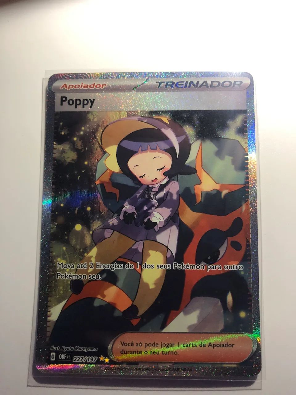 227 197 pokemon card Dachsbun ex - 046/102 - SV7: Stellar Miracle [DOUBLE RARE] [Near Mint] Flock When you play this Pokemon from your hand onto your Bench during your turn Poppy Special Illustration Rare 227/197