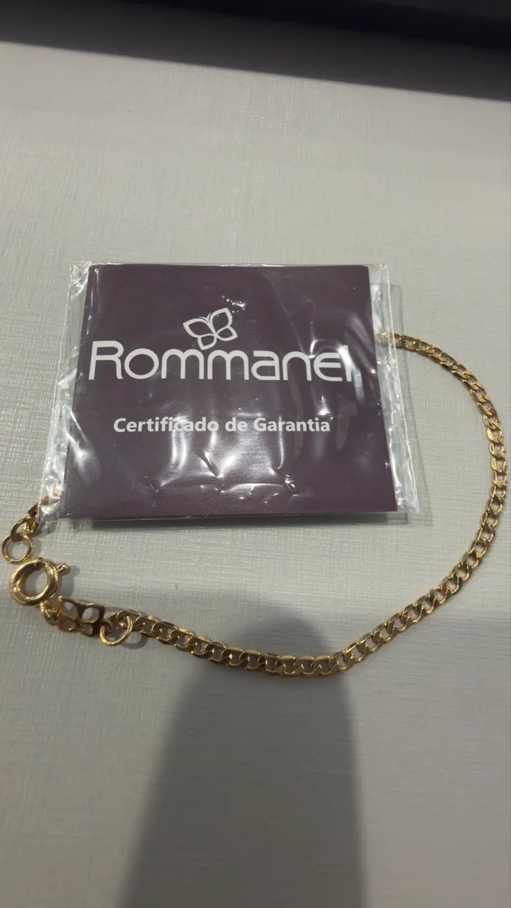 Pulseira Rommanel original banhada ouro 18k  - Foto 2