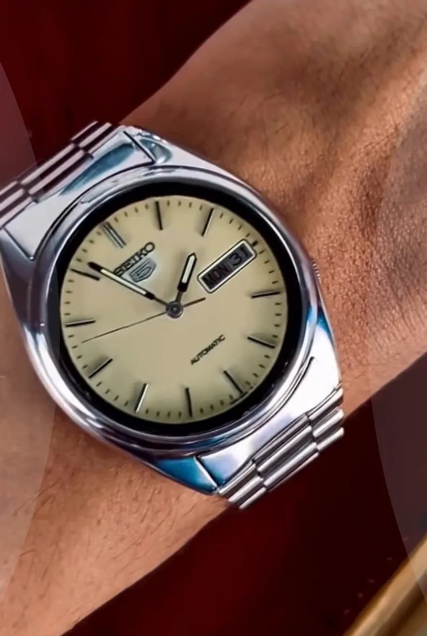 Seiko 5 mostrador luminoso 7009 - Foto 2
