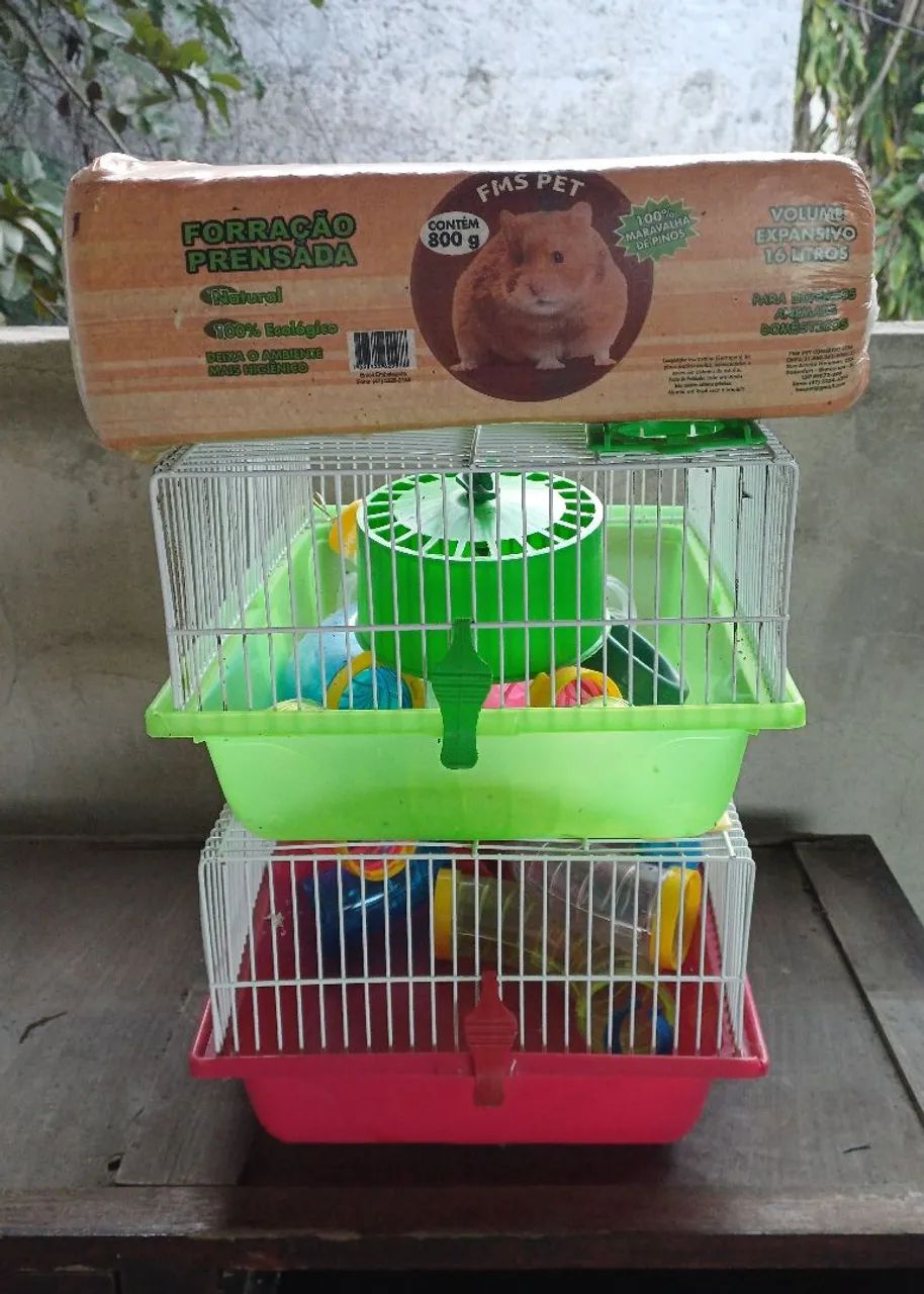 Gaiolas para Hamster (Bragança) - Pouquíssimo Usadas + Acessórios Intactos - Foto 2