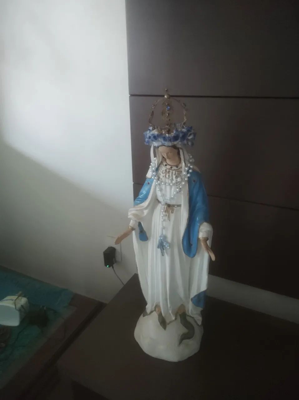 Estátua da nossa senhora das Graças consagrada na paróquia São Matheus  - Foto 4