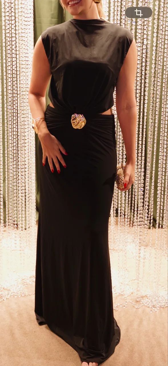 VESTIDO DE FESTA - usado 1x - Foto 2