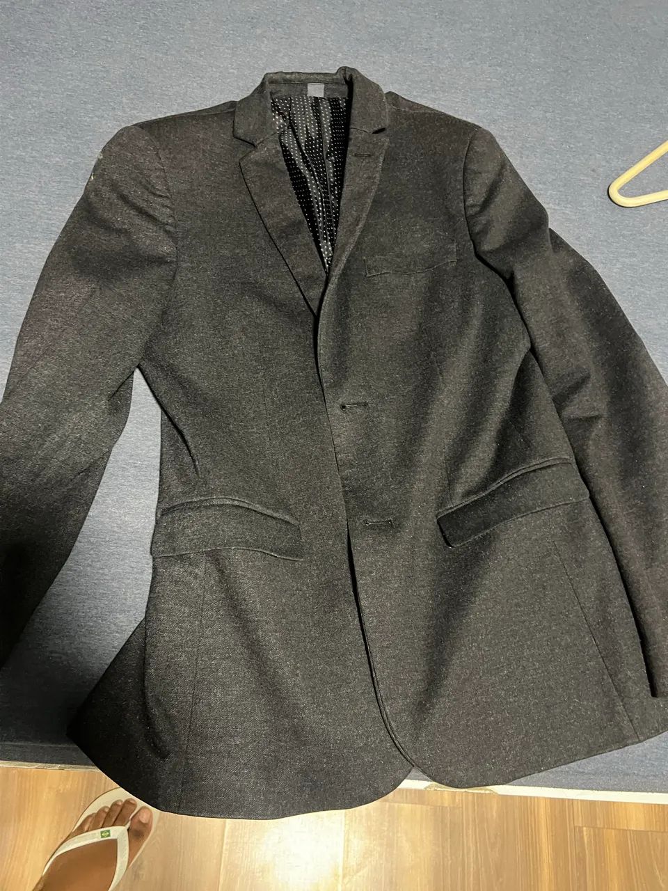 Blazer cinza escuro  - Foto 3