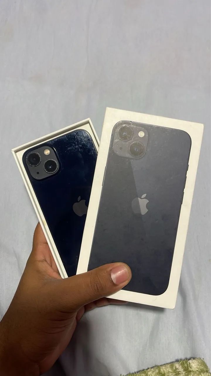 iPhone 13 Azul 128gb - Todo original - Celulares e Smartphones