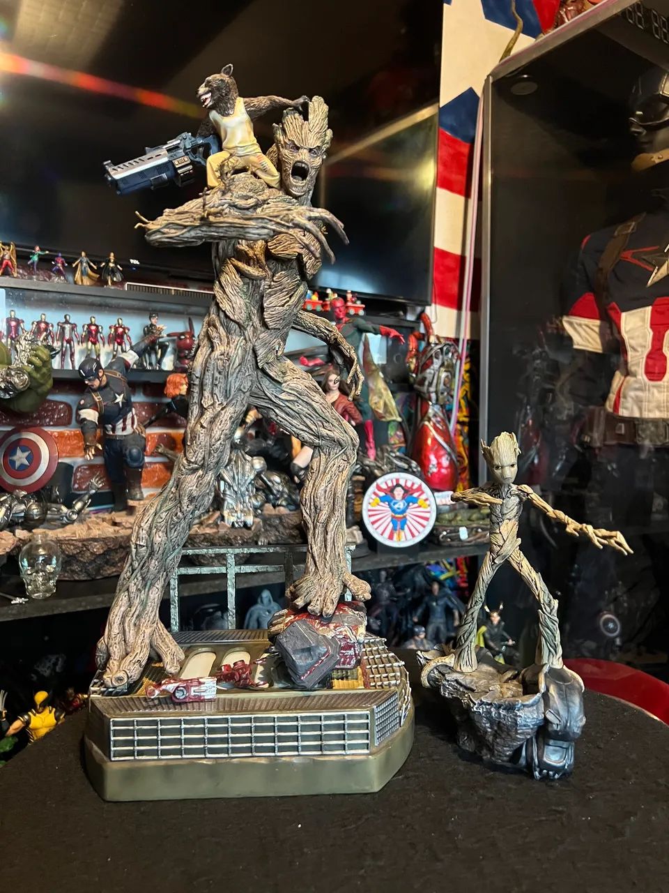 Rocket & Groot Guardiões da Galáxia Prison Breakout 1/6 Iron Studios (LEIA DESCRIÇÃO) - Foto 5