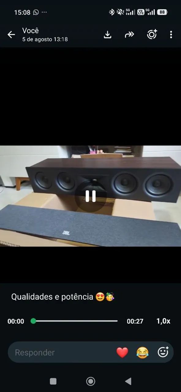 Caixa central JBL stage 2 c245 - Foto 3