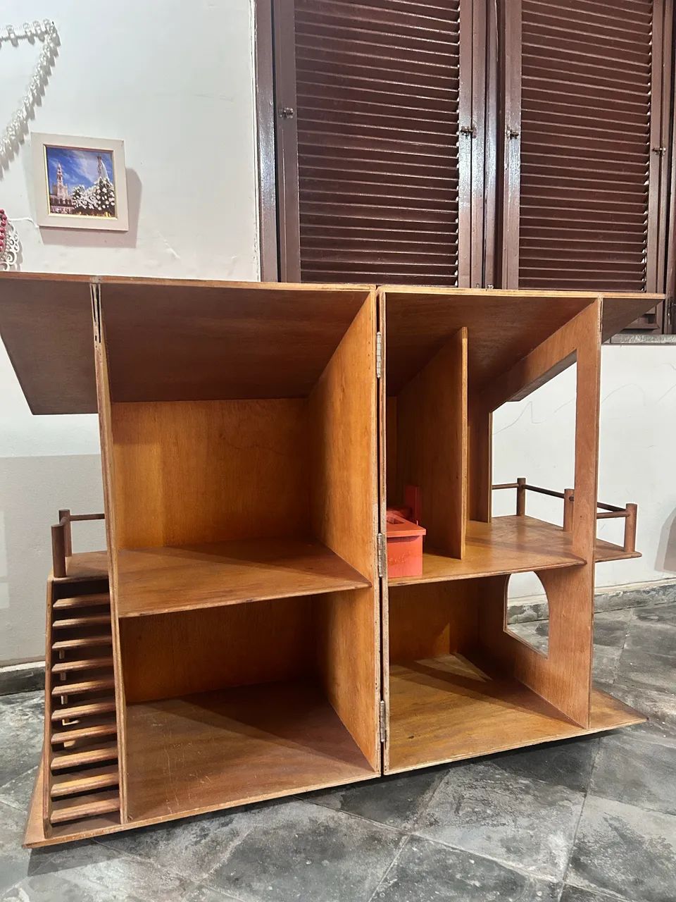 Casinha de boneca de madeira  - Foto 2