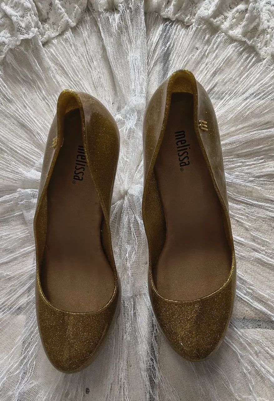 SCARPIN MELISSA DOURADO - TAM. 35