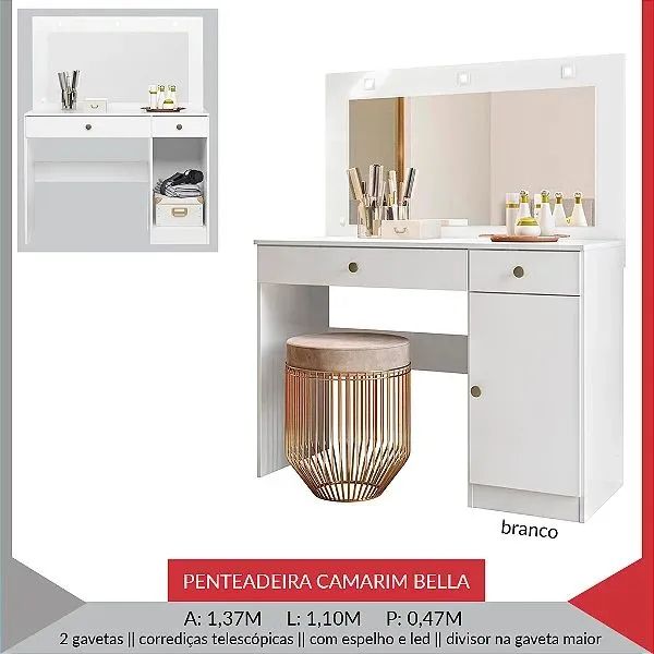 Penteadeira Camarim Bella 