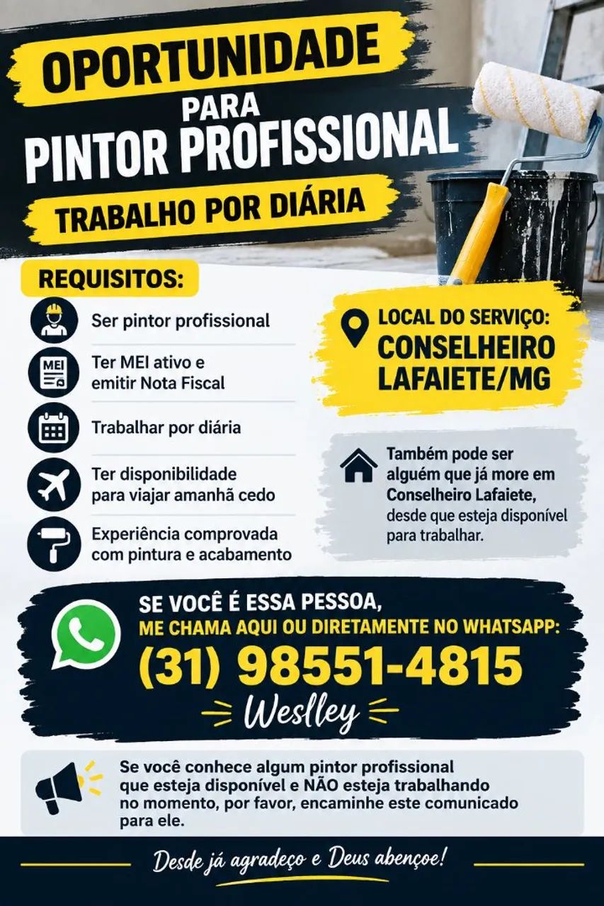 Vaga de emprego 