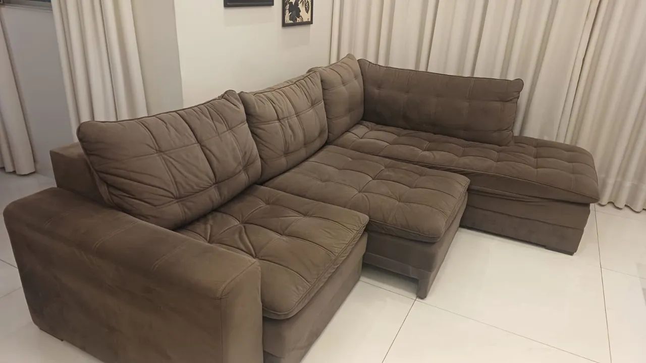 Sofá retrátil de  canto - Foto 2