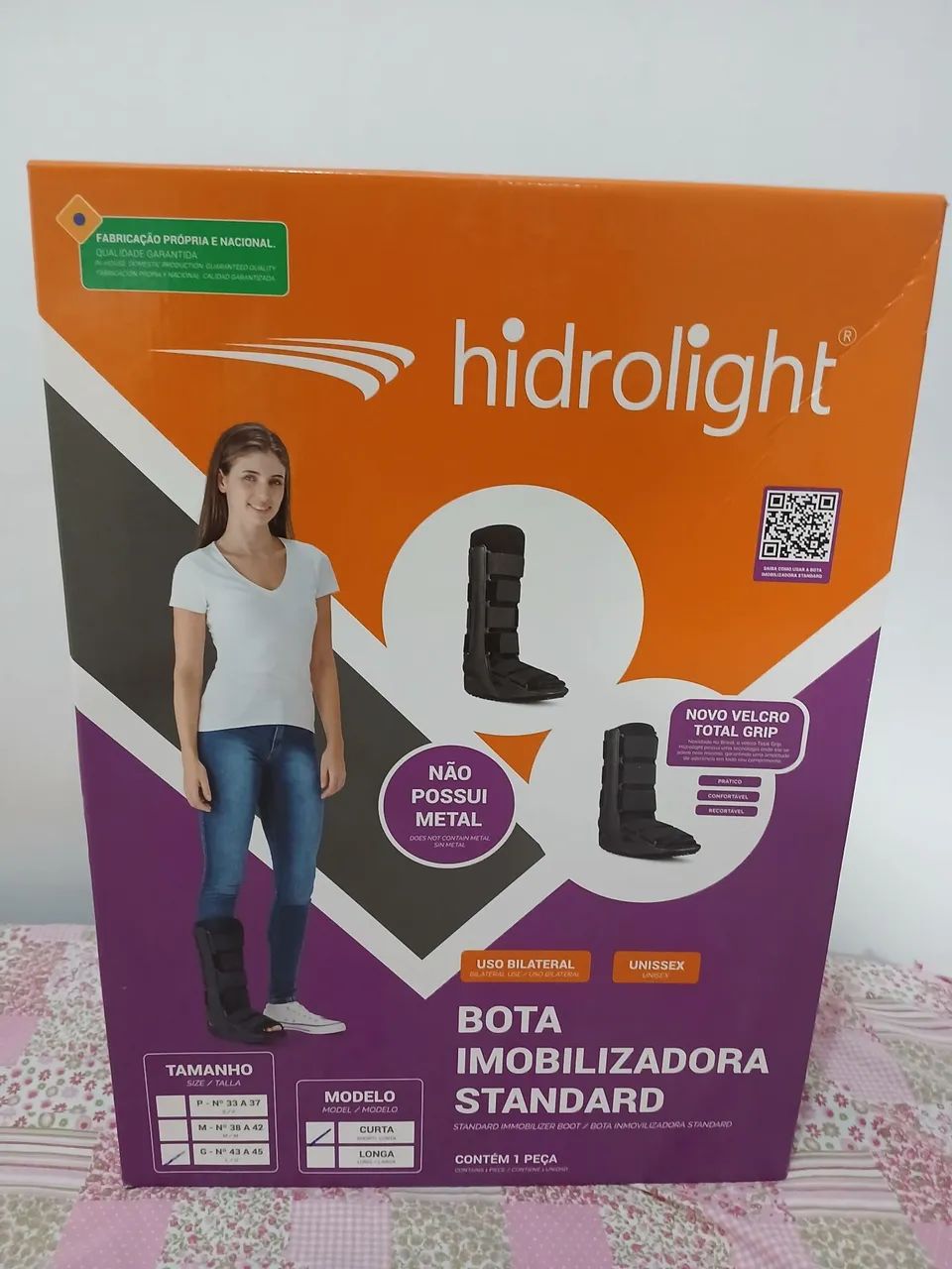Bota imobilizadora Standard hidrolight.    R$130,00