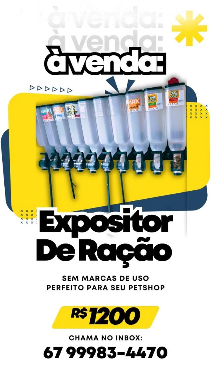 Expositor de ração 