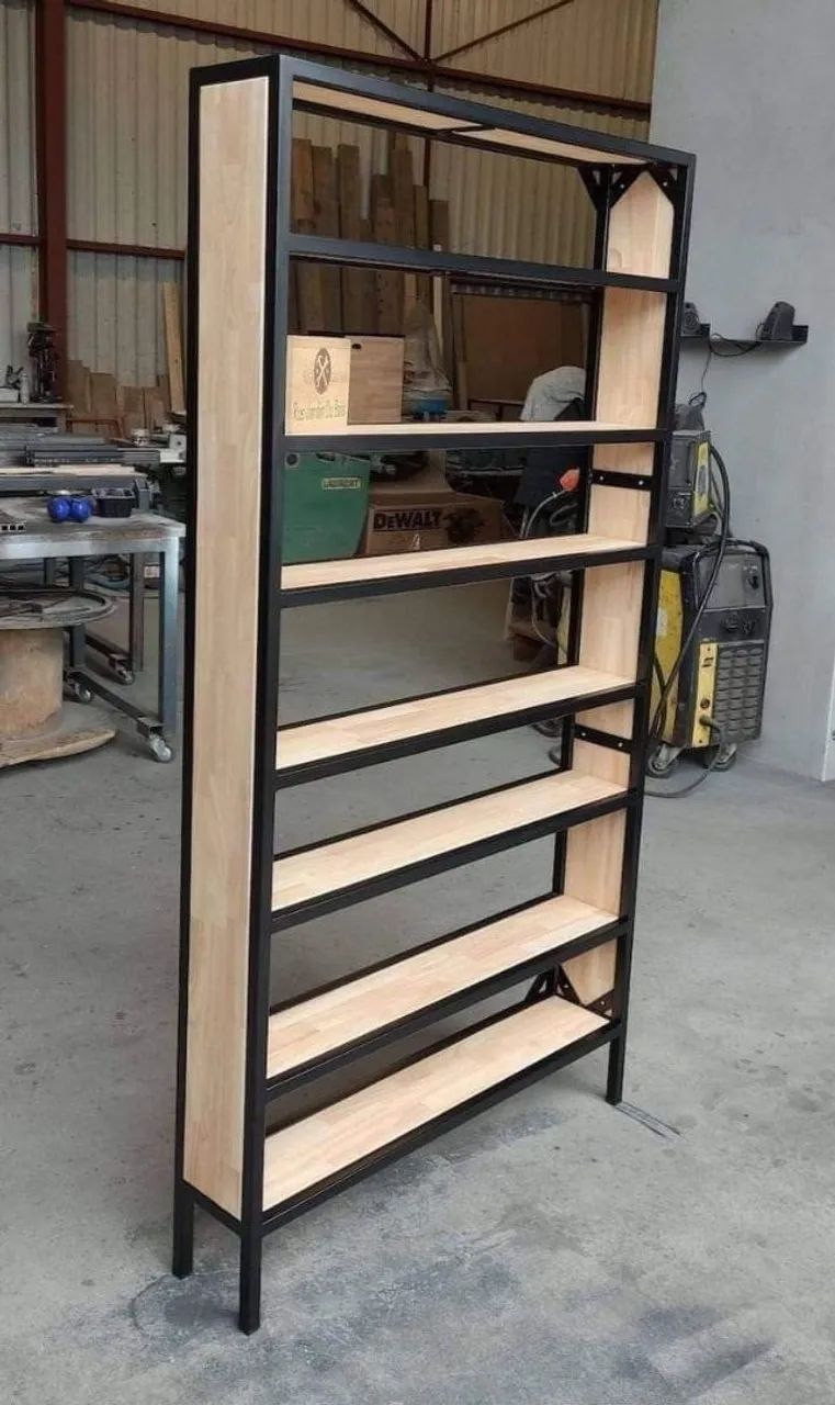 Prateleira para comércio metal é madeirite - Foto 4