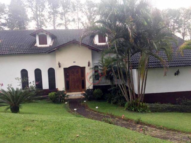 Casa com 4 dormitórios à venda, 500 m² por- parque dom henrique ii - cotia/sp