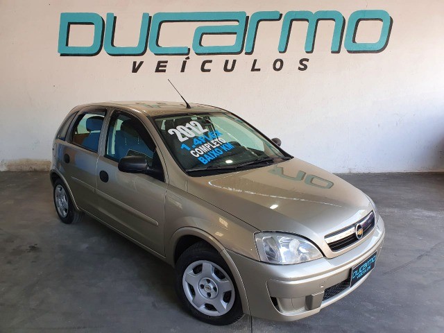 GM CORSA MAXX 1.4 FLEX 2012 COMPLETO IMPECAVEL ACEITO TROCAS E FINANCIO