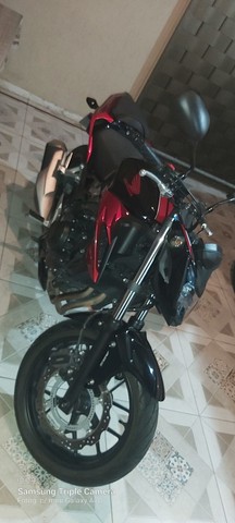 CB 500F HONDA VERMELHA COM PRETO