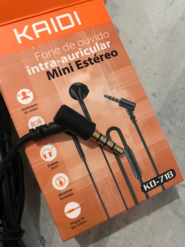 Fone de ouvido intra auricular KAIDI - Áudio, TV, vídeo e fotografia - Vila  Ester, São José dos Campos 1005307072 | OLX