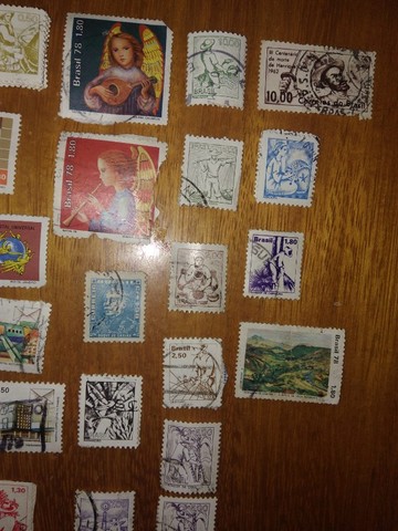 LOTE - SELOS ANTIGOS (Brasil & Portugal) - Foto 3