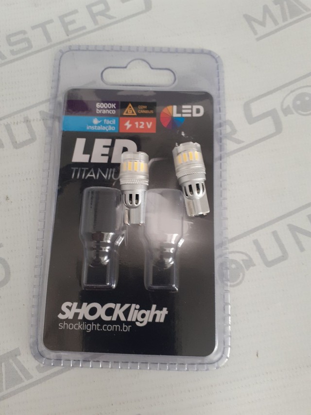 Led pingo.T10. Titanium. Schocklight. Garantia. Novo. Instalado. 