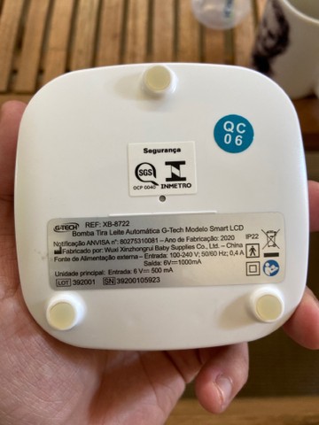 Bomba tira leite Automática G-Tech Smart LCD Bi Volt - Foto 6