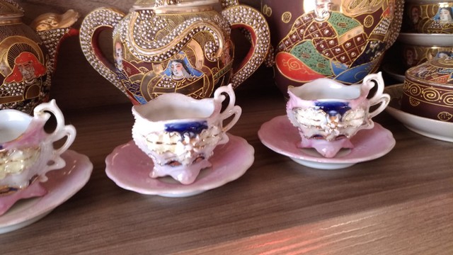 Conjunto Café Porcelana Casca de Ovo Japonesa H