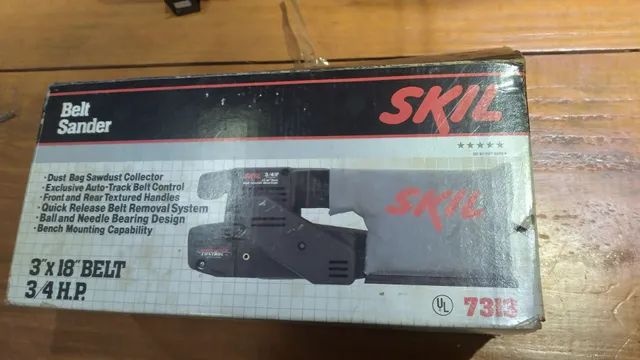 Skil belt sander discount 7313 dust bag