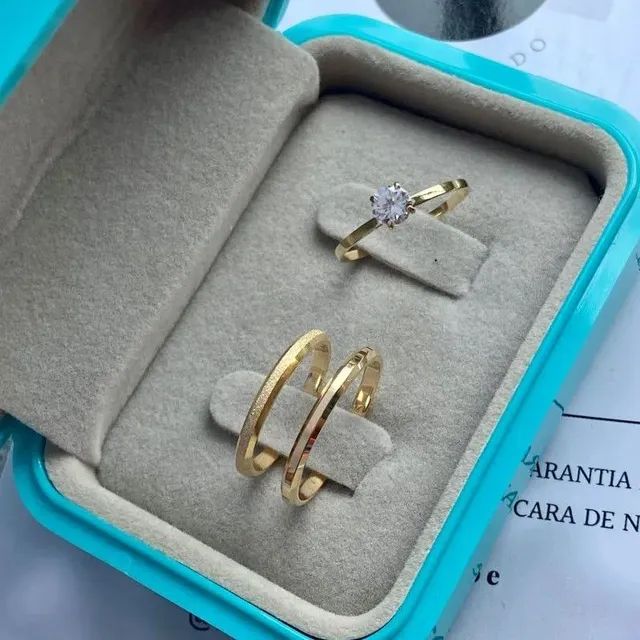 PAR DE ALIANÇAS CASAMENTO  - Foto 2