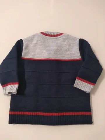 Jaqueta Noruega Baby, tamanho P (0 a 3 meses) - Foto 3