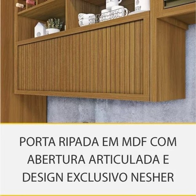 AÉREO COZINHA RIPADO SUPER DESIGN E QUALIDADE T2 - Foto 3