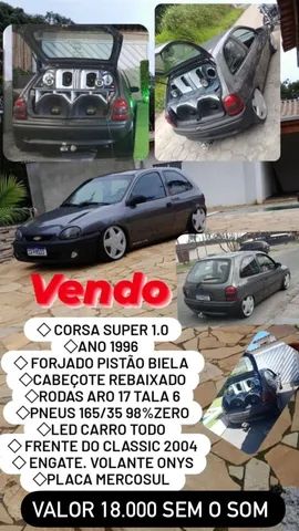 ESSE É O MAIS ZERO QUE JÁ VI CORSA WIND REBAIXADO NAS RODAS DA MERCEDES.  CARRO SEM IMPECÁVEL!! 