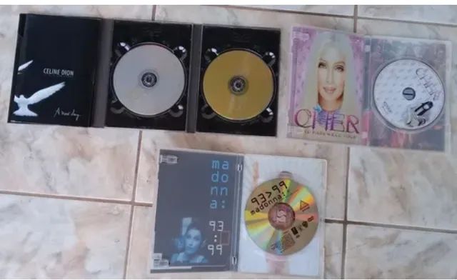 celine dion/madonna/cher-3 dvds originais(pacote) - Foto 4