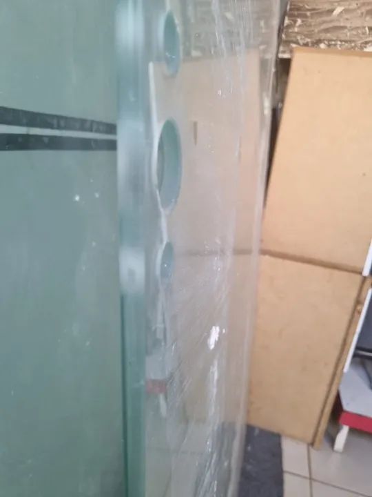 Porta jateada linda bom estado - Foto 2