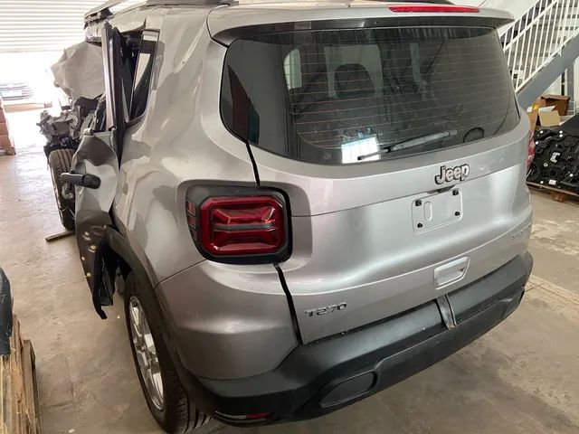 Sucata Jeep Renegade Sport 1.3 Turbo 2023 Motor Cambio Suspensão Airbag Capo Parachoque - Foto 4