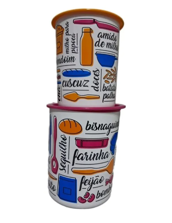 Conjunto Instantâneas Slim Tupperware 