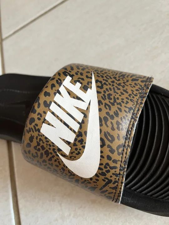 Chinelo Nike Oncinha Original N 37 - Foto 2