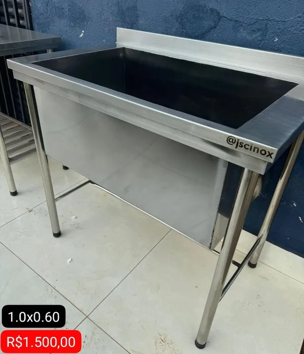 Tanque inox 1.0x0.60
